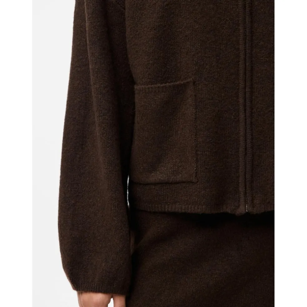 PIECES Dame Cardigan PCJUNNA - Hot Fudge