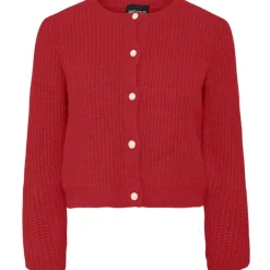 PIECES dame cardigan PCJYDA - High risk red