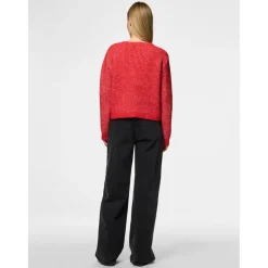 PIECES dame cardigan PCJYDA - High risk red