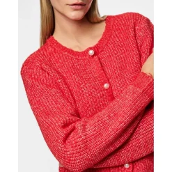 PIECES dame cardigan PCJYDA - High risk red