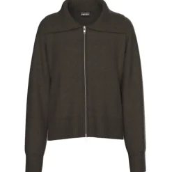 PIECES DAME CARDIGAN PCMALOU - Hot Fudge Melange