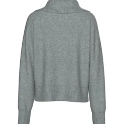 PIECES DAME CARDIGAN PCMALOU - Medium grey melange