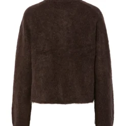 PIECES Dame Cardigan PCManika - Hot Fudge Melange