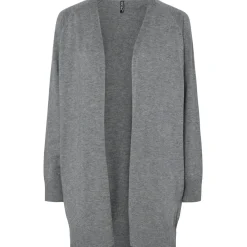 PIECES dame cardigan PCNATALIE - Medium grey melange