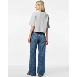 PIECES dame cardigan PCSILLY - Light Grey Melange