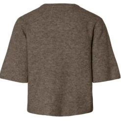 PIECES dame cardigan PCSILLY - Morel Melange