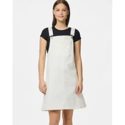 PIECES DAME DENIMKJOLE PCMONICA - Bright White