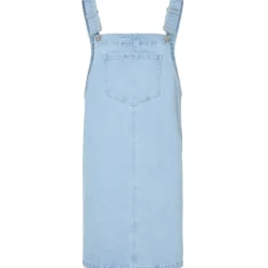 PIECES DAME DENIMKJOLE PCMONICA - Light Blue Denim