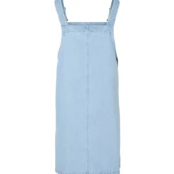 PIECES DAME DENIMKJOLE PCMONICA - Light Blue Denim
