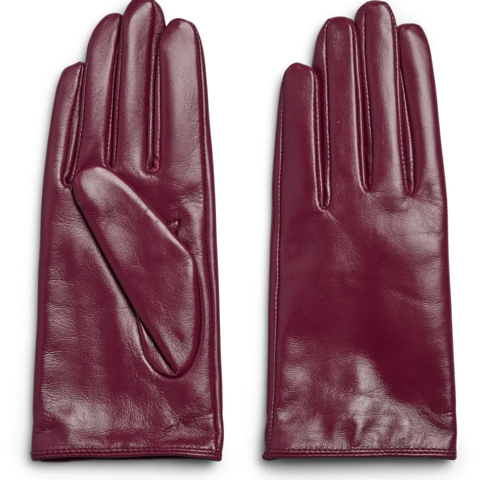 PIECES Dame Handsker PCMarietta - Tawny Port