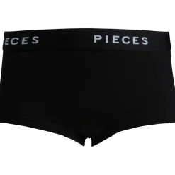 Pieces dame hipsters PCLOGO LADY - Black