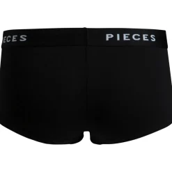 Pieces dame hipsters PCLOGO LADY - Black
