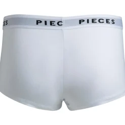 Pieces dame hipsters PCLOGO LADY - Bright White