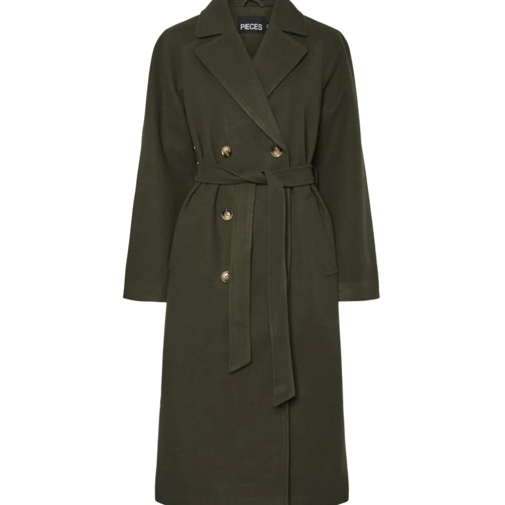 PIECES Dame Jakke PCMarbel - Forest Night