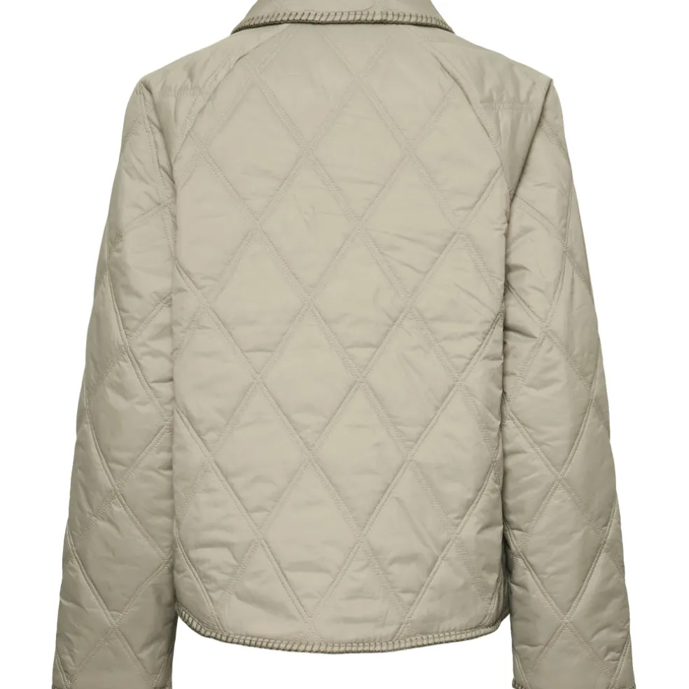 PIECES dame jakke PCNAIMA - Crockery Crockery stitch