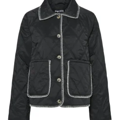 PIECES dame jakke PCNAIMA - Black CLOUD DANCER TREAD