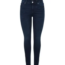 Pieces dame jeans PCDELLY - Dark Blue