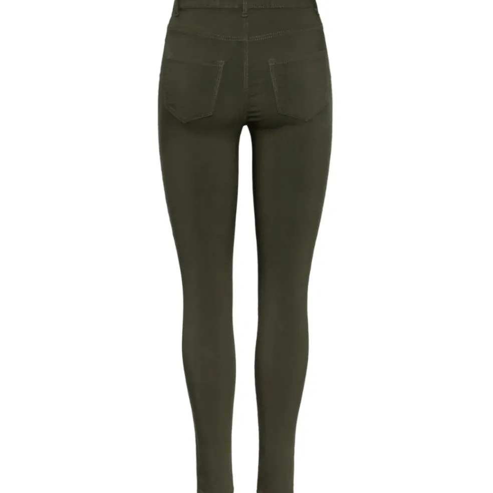 Pieces dame jeans PCHIGHSKIN - Forest Night