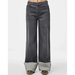 PIECES dame jeans PCPIL - Grey Denim