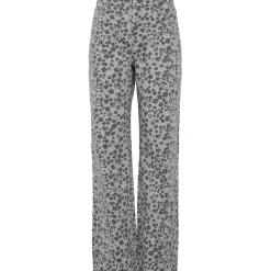 PIECES dame jeans PCPORTIA - Ultimate Grey Aop