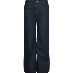 PIECES dame jeans PCREVIN - Dark Blue Denim
