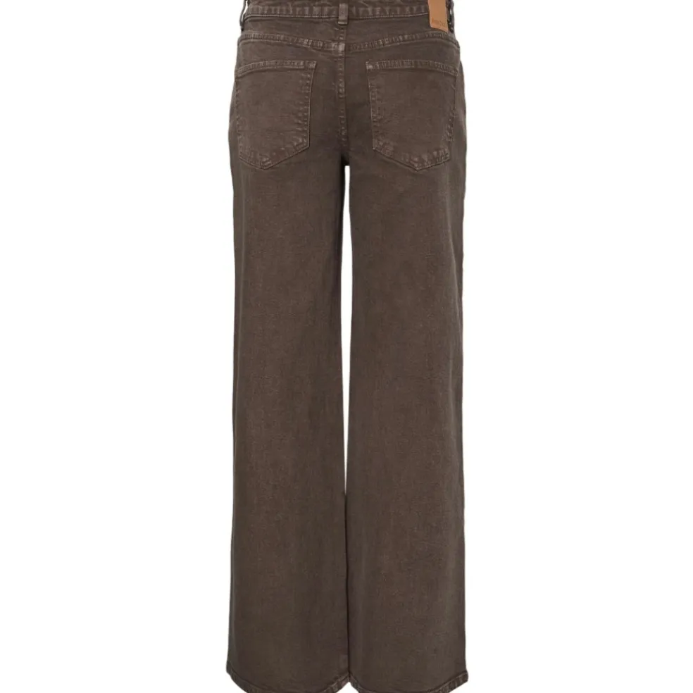 Pieces dame jeans PCSELMA - Hot Fudge
