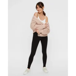 Pieces dame jeggins PCSKIN WEAR MW - Black