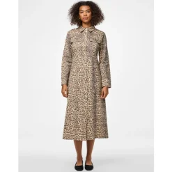 PIECES dame kjole PCFIA - Black Leo