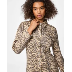 PIECES dame kjole PCFIA - Black Leo