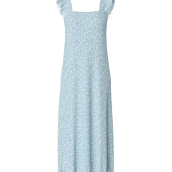 PIECES dame kjole PCFLORA - Cashmere Blue Small flower