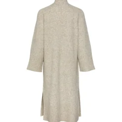 PIECES dame kjole PCJADE - White Pepper MELANGE