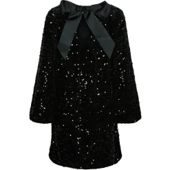 PIECES dame kjole PCKAM - Black Black sequins