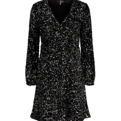 Pieces dame kjole PCKAM - Black Silver