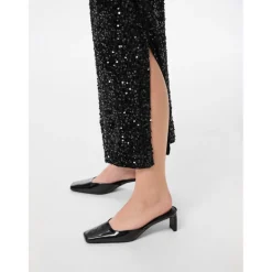 Pieces dame kjole PCKAM - Black Black sequins