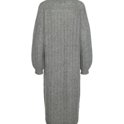 PIECES dame kjole PCMAGGY - Medium grey melange