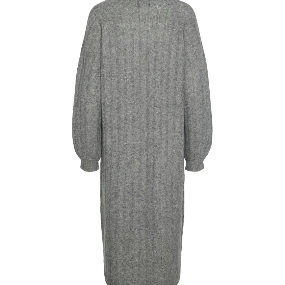 PIECES dame kjole PCMAGGY - Medium grey melange