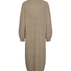 PIECES dame kjole PCMAGGY - Taupe Gray