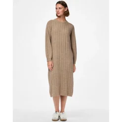 PIECES dame kjole PCMAGGY - Taupe Gray