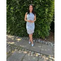 PIECES DAME KJOLE PCMERRY - Cashmere Blue