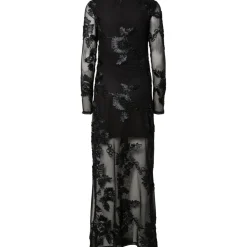 PIECES Dame Kjole PCOffia - Black black satin band