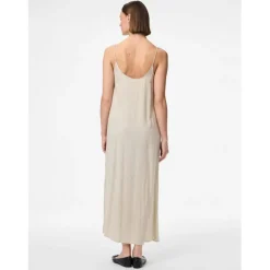 PIECES dame kjole PCPIA - Birch Melange