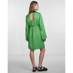 PIECES dame kjole PCSENA - Fern Green