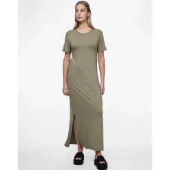 PIECES dame kjole PCSOFIA - Deep Lichen Green