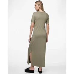 PIECES dame kjole PCSOFIA - Deep Lichen Green