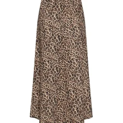 PIECES dame nederdel PCFRANAN - Black Leo