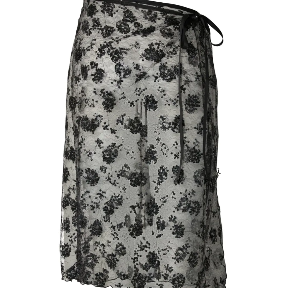 PIECES Dame Nederdel PCNatasja - Black