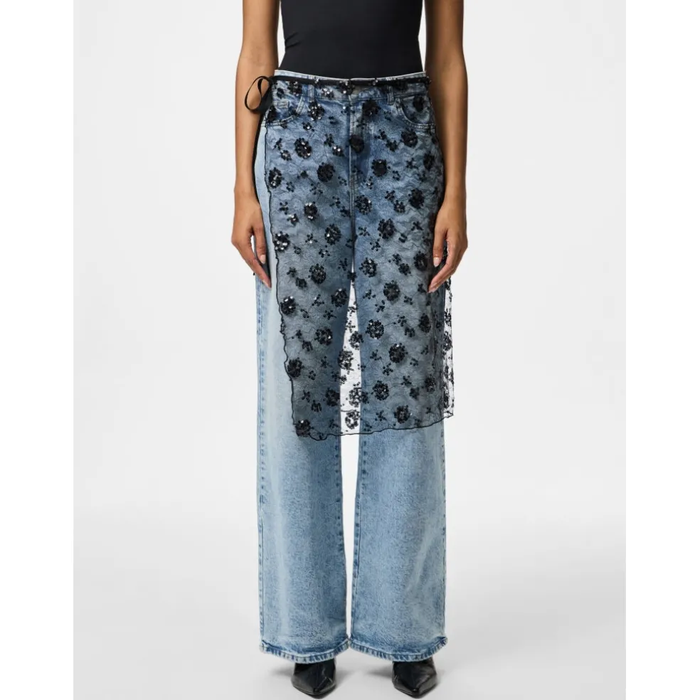 PIECES Dame Nederdel PCNatasja - Black