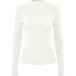 PIECES dame pullover PCKITTE - Bright White
