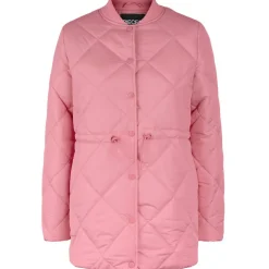 PIECES dame quiltet jakke PCBEE - Fruit Dove