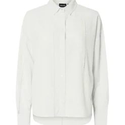 PIECES dame skjorte PCFIPPA - Cloud Dancer